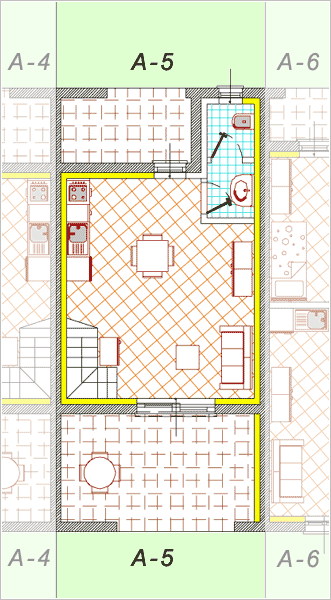appartamento a-1 - pianta piano terra